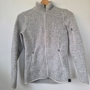 LL Bean Misses Full Zip Sweater Fleece -‎ XXS